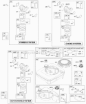 Carburetor Fuel Supply Diagram and Parts List for  Briggs and Stratton Engine